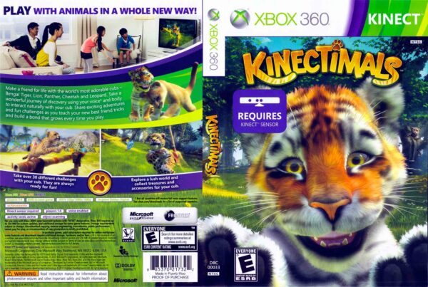 Hra Kinectimals pro XBOX 360 X360 konzole