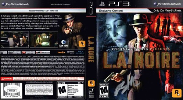 Hra L.A.Noire pro PS3 Playstation 3 konzole