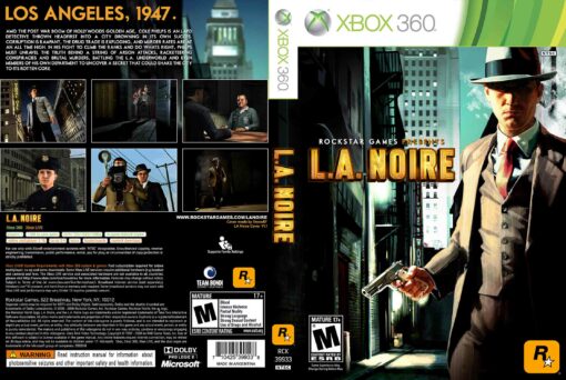 Hra L.A.Noire pro XBOX 360 X360 konzole