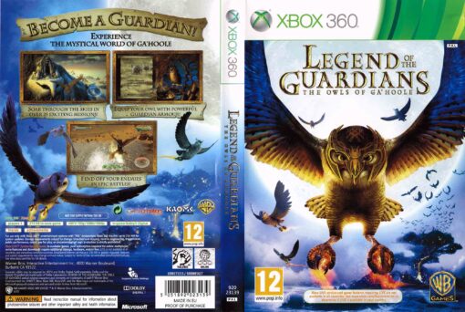 Hra Legend Of The Guardians (Legenda O Sovích Strážcích) pro XBOX 360 X360 konzole