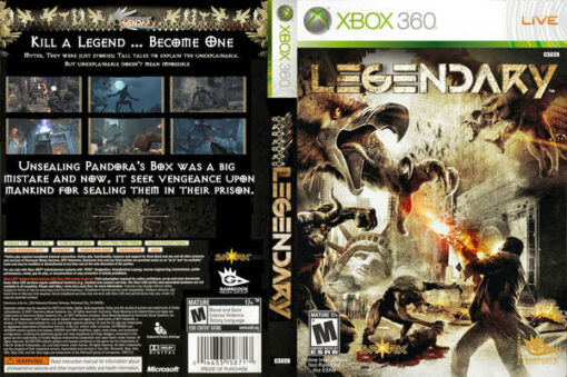 Hra Legendary pro XBOX 360 X360 konzole