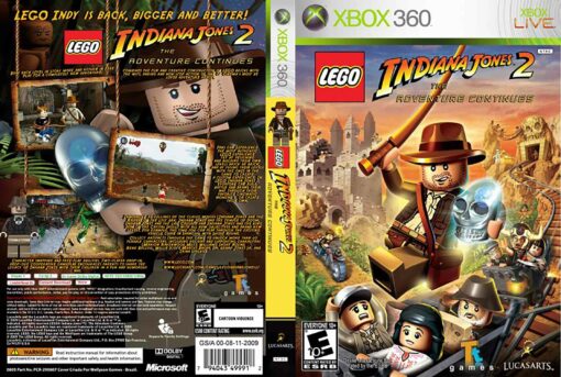 Hra Lego Indiana Jones 2: The Adventure Continues pro XBOX 360 X360 konzole