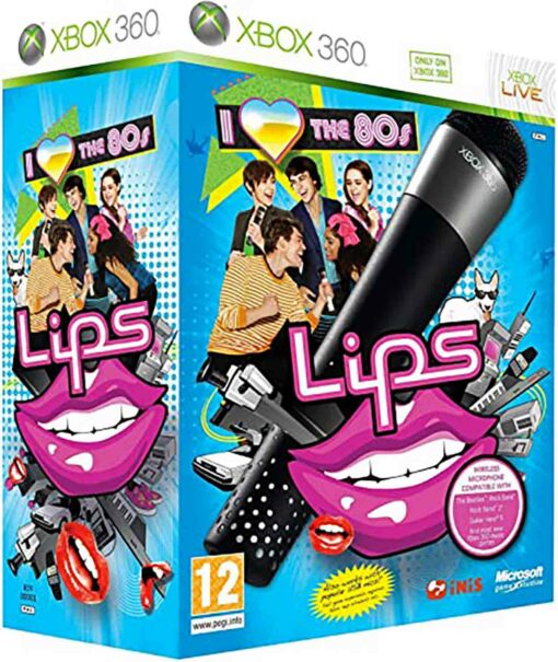 Hra Lips: I Love The 80s + 1 mikrofon pro XBOX 360 X360 konzole