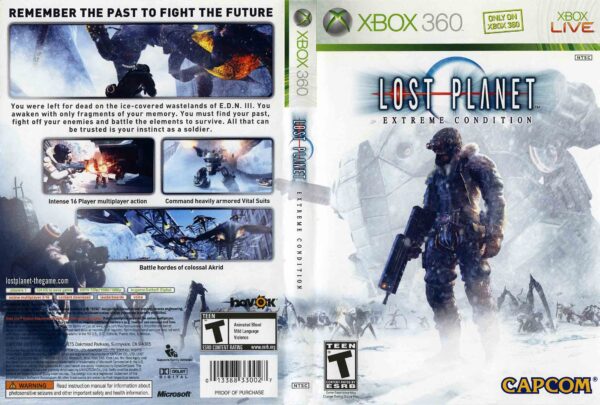 Hra Lost Planet: Extreme Condition pro XBOX 360 X360 konzole