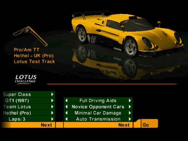 Hra Lotus Challenge pro PS2 Playstation 2 konzole