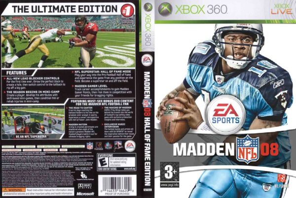 Hra Madden NFL 08 pro XBOX 360 X360 konzole