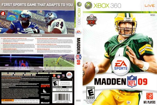 Hra Madden NFL 09 pro XBOX 360 X360 konzole