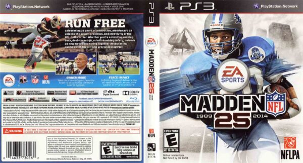 Hra Madden NFL 25 pro PS3 Playstation 3 konzole