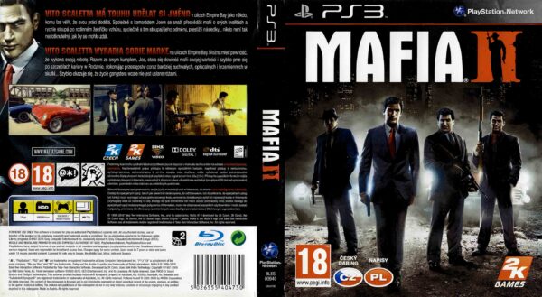 Hra Mafia 2 II - CZ DABING pro PS3 Playstation 3 konzole