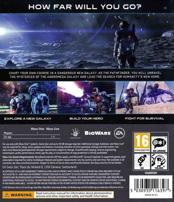 Hra Mass Effect: Andromeda pro XBOX ONE XONE X1 konzole