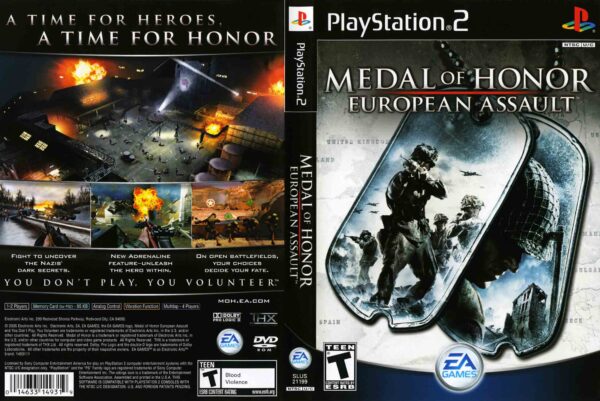 Hra Medal Of Honor: European Assault pro PS2 Playstation 2 konzole