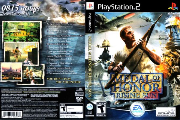 Hra Medal Of Honor: Rising Sun pro PS2 Playstation 2 konzole