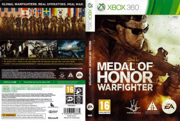 Hra Medal Of Honor: Warfighter pro XBOX 360 X360 konzole