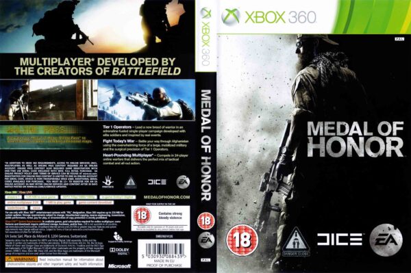 Hra Medal Of Honor pro XBOX 360 X360 konzole