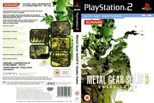 Hra Metal Gear Solid 3: Snake Eater pro PS2 Playstation 2 konzole