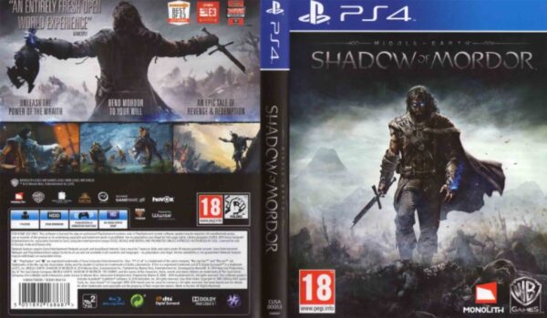 Hra Middle Earth: Shadow Of Mordor pro PS4 Playstation 4 konzole