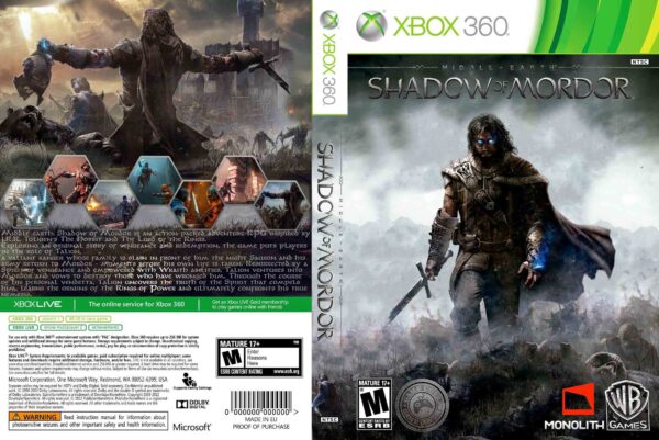 Hra Middle Earth: Shadow Of Mordor pro XBOX 360 X360 konzole