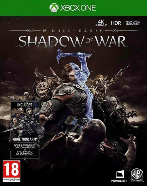 Hra Middle Earth: Shadow Of War pro XBOX ONE XONE X1 konzole