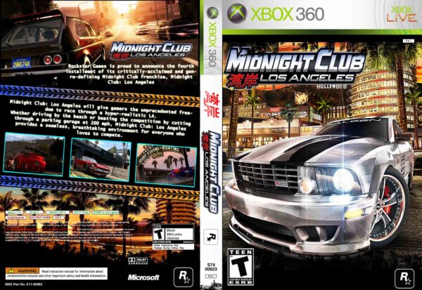 Hra Midnight Club: Los Angeles pro XBOX 360 X360 konzole