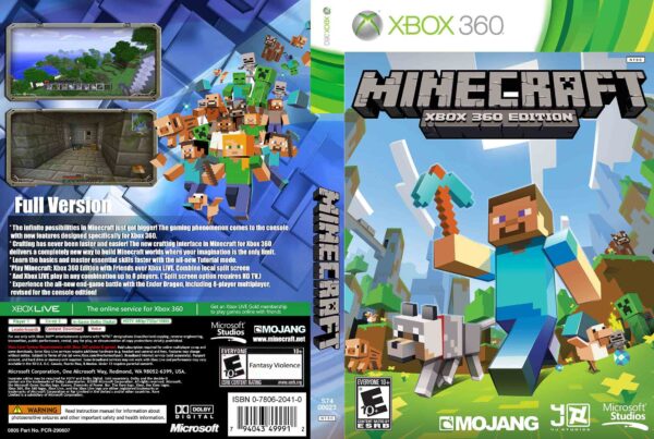 Hra Minecraft pro XBOX 360 X360 konzole