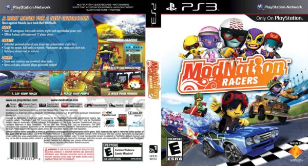 Hra ModNation Racers pro PS3 Playstation 3 konzole