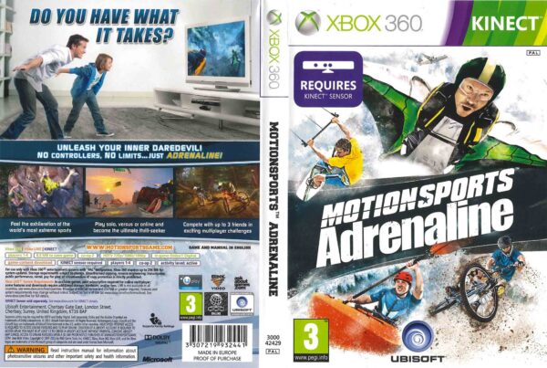 Hra Motion Sports: Adrenaline pro XBOX 360 X360 konzole