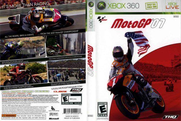 Hra Moto GP 07 pro XBOX 360 X360 konzole