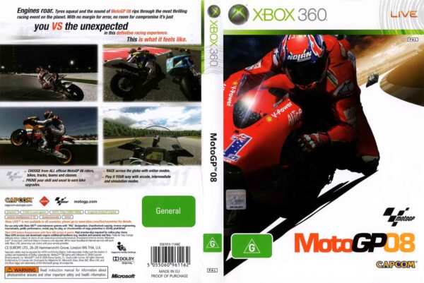 Hra Moto GP 08 pro XBOX 360 X360 konzole