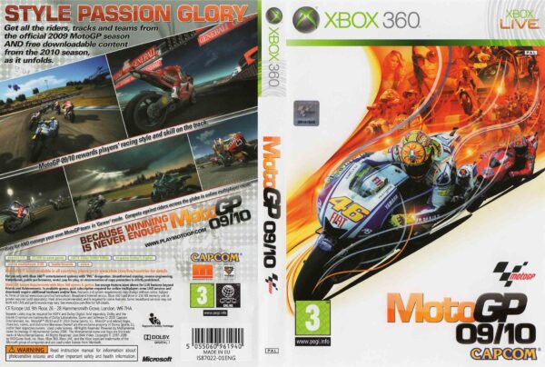 Hra Moto GP 09/10 pro XBOX 360 X360 konzole