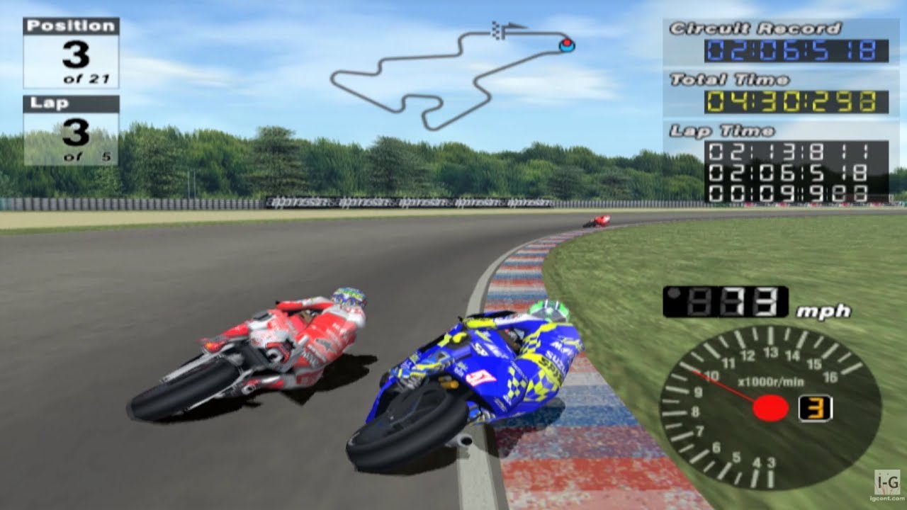 Hra MotoGP 3 pro PS2 Playstation 2 konzole