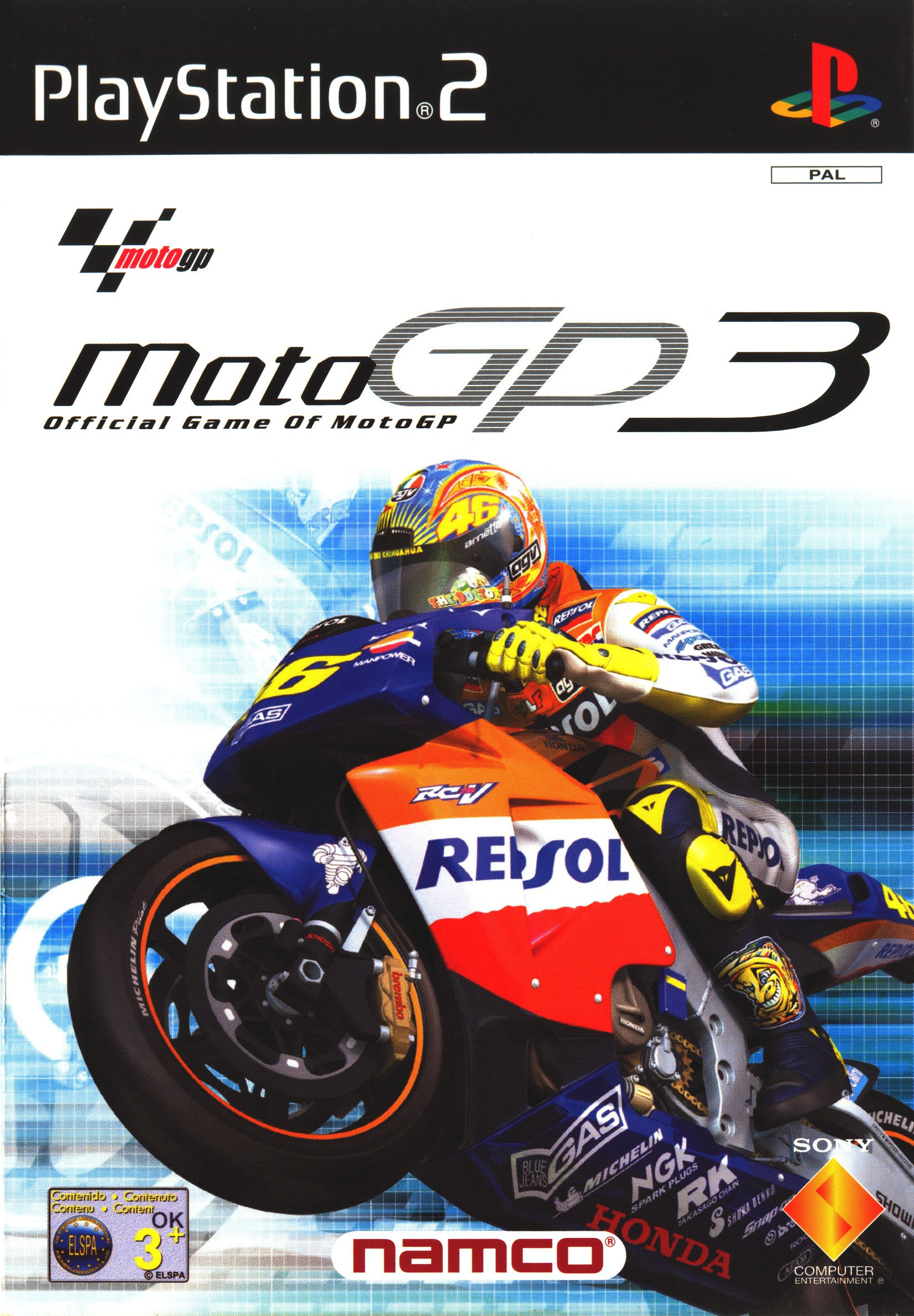 Hra MotoGP 3 pro PS2 Playstation 2 konzole