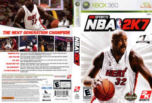 Hra NBA 2k7 pro XBOX 360 X360 konzole