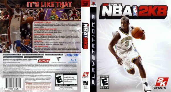 Hra NBA 2k8 pro PS3 Playstation 3 konzole