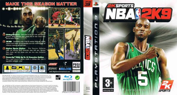 Hra NBA 2k9 pro PS3 Playstation 3 konzole