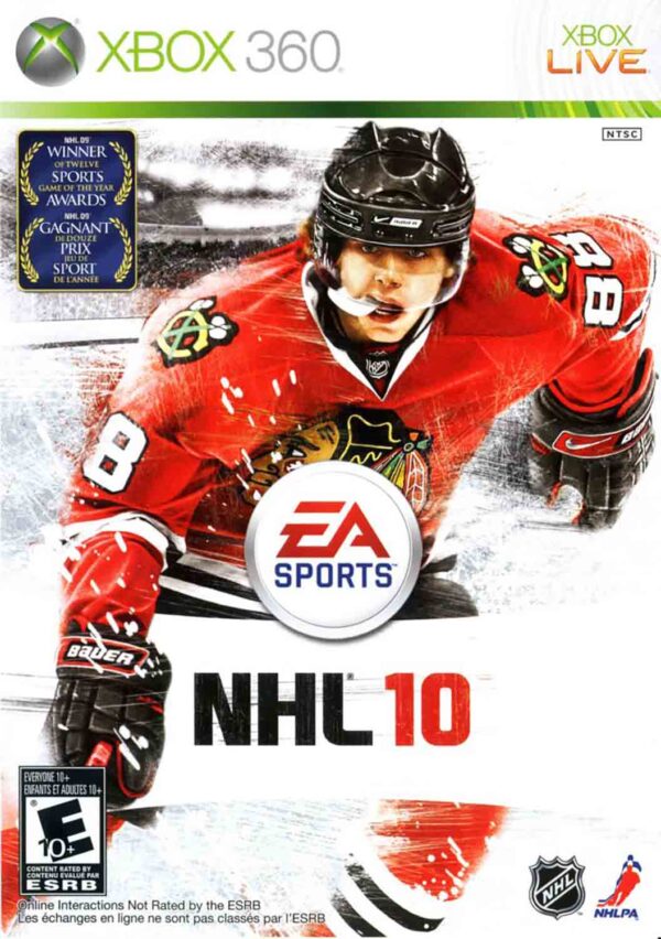 Hra NHL 10 CZ pro XBOX 360 X360 konzole