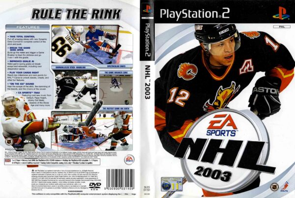 Hra NHL 2003 pro PS2 Playstation 2 konzole