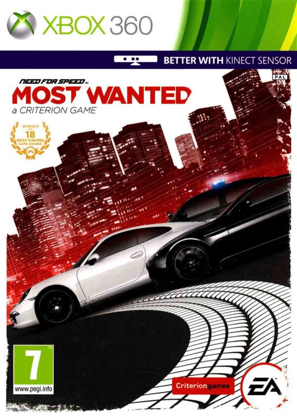 Hra Need For Speed: Most Wanted pro XBOX 360 X360 konzole