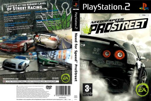 Hra Need For Speed: ProStreet pro PS2 Playstation 2 konzole