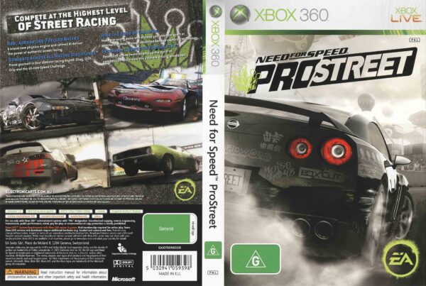 Hra Need For Speed: ProStreet pro XBOX 360 X360 konzole