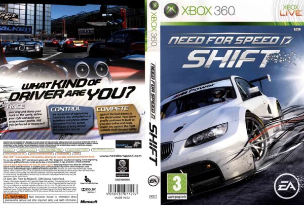 Hra Need For Speed: Shift pro XBOX 360 X360 konzole