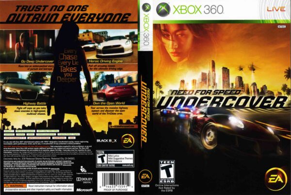 Hra Need For Speed: Undercover pro XBOX 360 X360 konzole