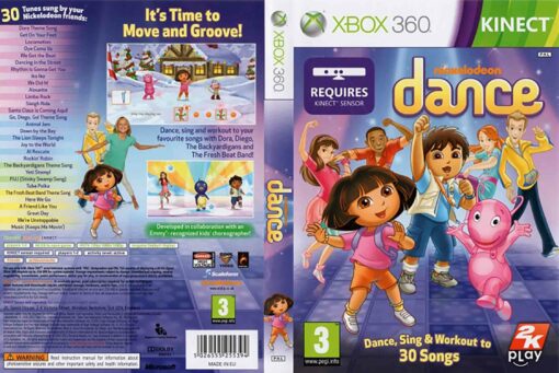 Hra Nickelodeon Dance NOVÁ pro XBOX 360 X360 konzole