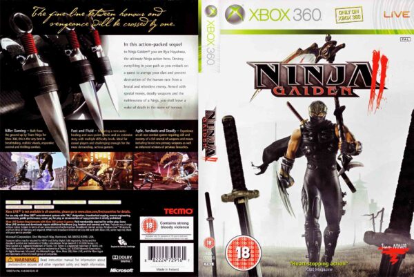 Hra Ninja Gaiden 2 pro XBOX 360 X360 konzole