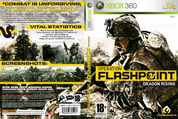 Hra Operation Flashpoint: Dragon Rising pro XBOX 360 X360 konzole