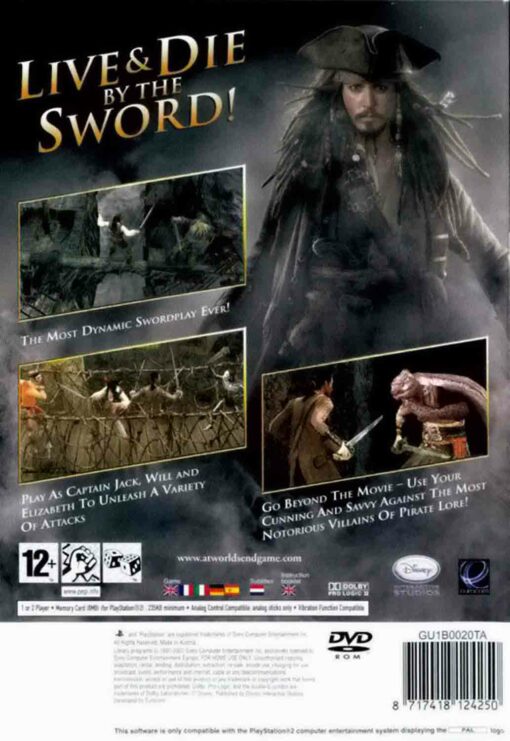 Hra Pirates Of The Caribbean: At World's End pro PS2 Playstation 2 konzole