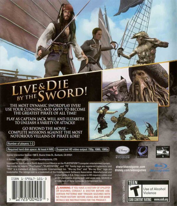 Hra Pirates Of The Caribbean: At World's End pro PS3 Playstation 3 konzole