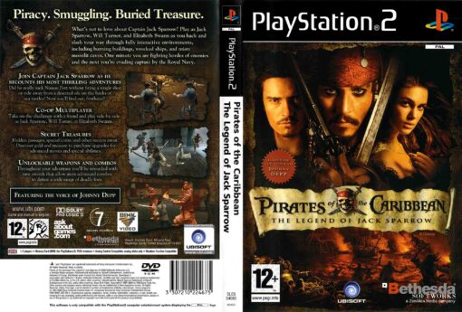 Hra Pirates Of The Caribbean: The Legend of Jack Sparrow  pro PS2 Playstation 2 konzole