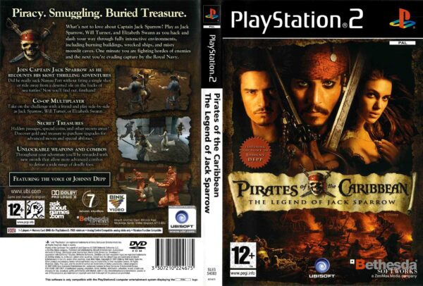 Hra Pirates Of The Caribbean: The Legend of Jack Sparrow  pro PS2 Playstation 2 konzole