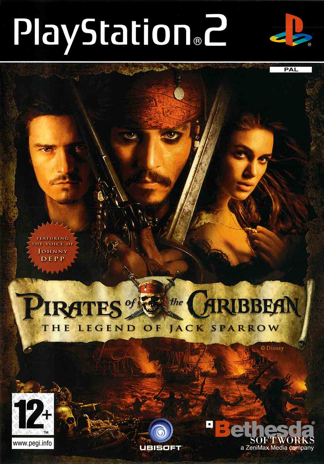 Hra Pirates Of The Caribbean: The Legend of Jack Sparrow  pro PS2 Playstation 2 konzole