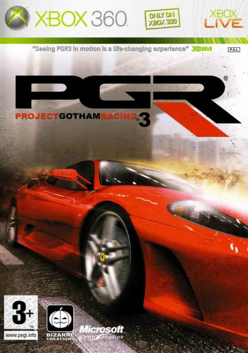 Hra Project Gotham Racing 3 pro XBOX 360 X360 konzole